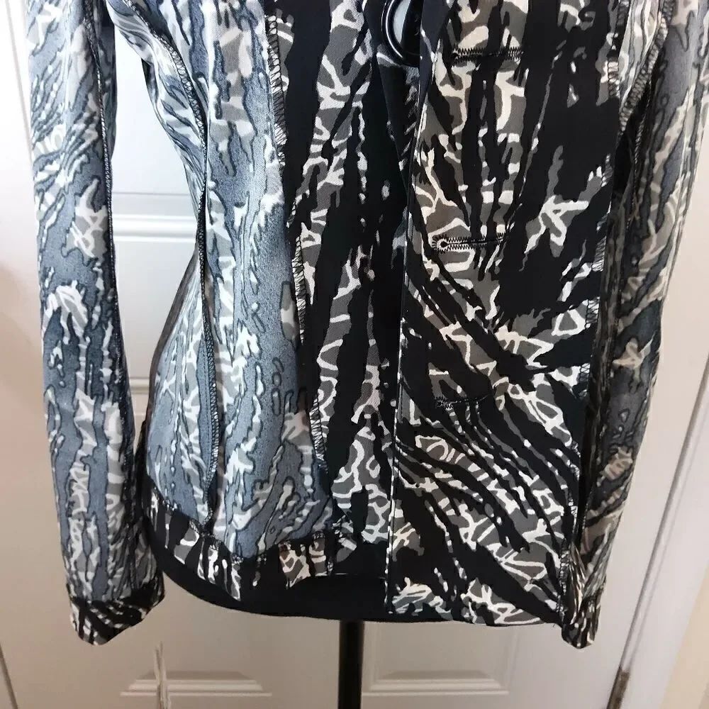 Brandon Thomas black zebra 3 button jacket - Picture 8 of 13
